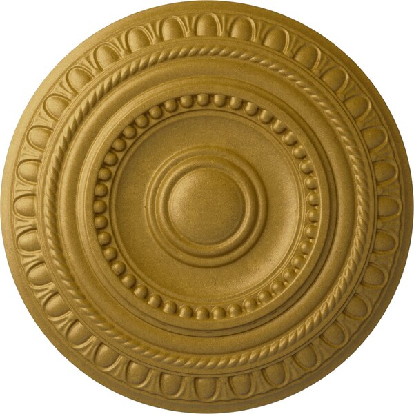 Ekena Millwork Artis Ceiling Medallion (Fits Canopies up to 6 7/8"), Hnd-Painted Pharaohs Gold, 15 3/4"OD x 1 3/8"P CM15ARPGS - main